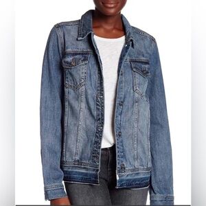 Nordstrom Melrose and Market Raw Edge Denim Jacket